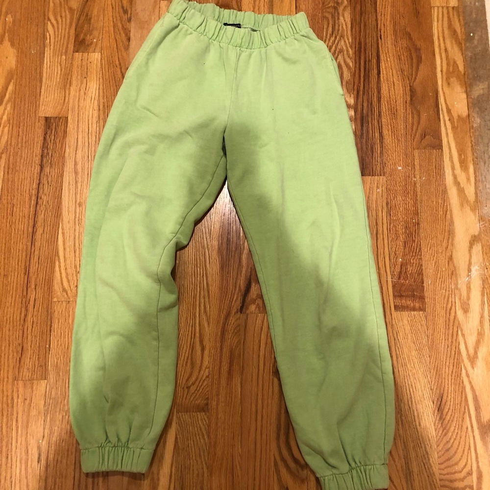 Green Brandy Melville Rosa sweatpants!